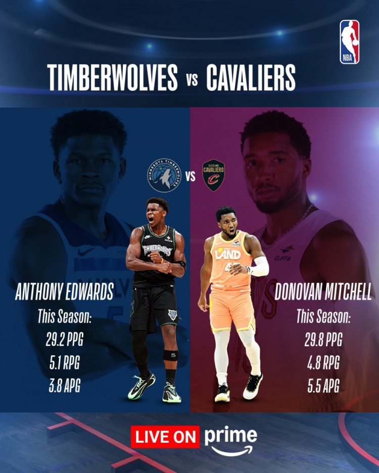 星空电竞app-后天继续对决！华子赛季场均29.2+5.1+3.8 米切尔29.8+4.8+5.5